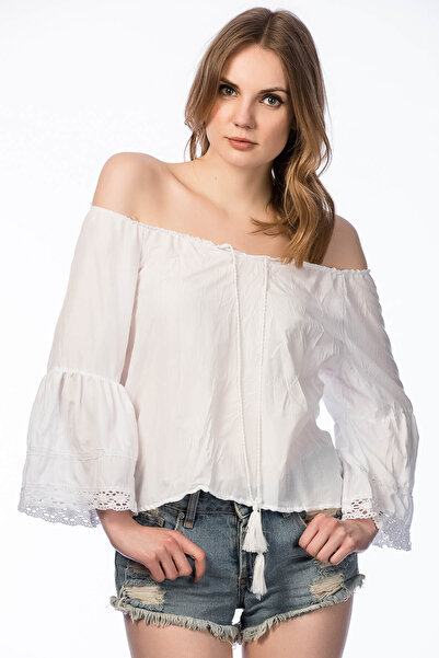 Pitti Women's White Blouse 10096