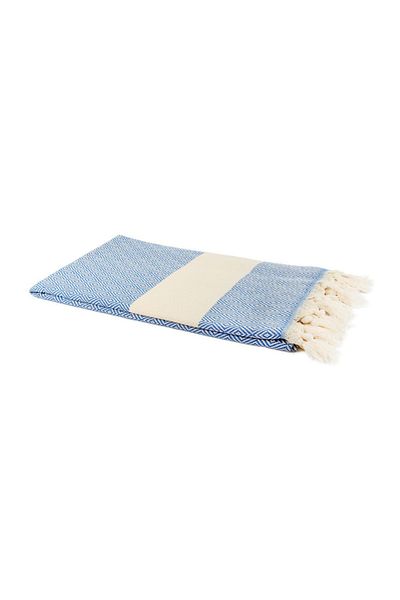 Bedinn Peshtemal Diamond Striped Royal Pst245
