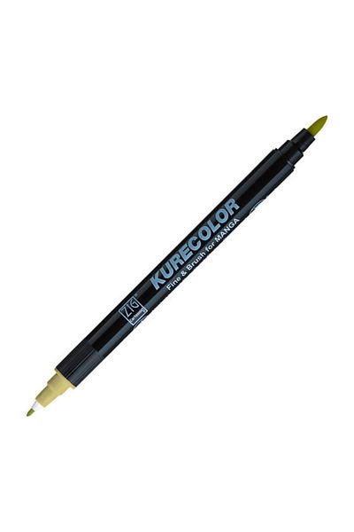 Zig Zıg Kurecolor Cartoonist Fine & Brush Marker Cnkc2200 Double Ended Manga and Graphic Marker No:140 Mello