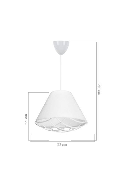 EvLight Vip Ceiling Pendant Lamp Chandelier White