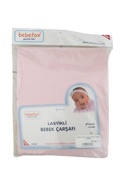 Bebefox Pink 068 70X135 Fitted Sheet