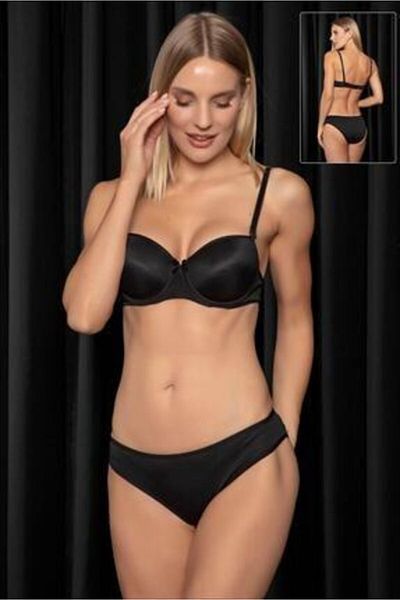 HolyShawties Γυναικείο κοστούμι μαύρο σουτιέν χωρίς επένδυση