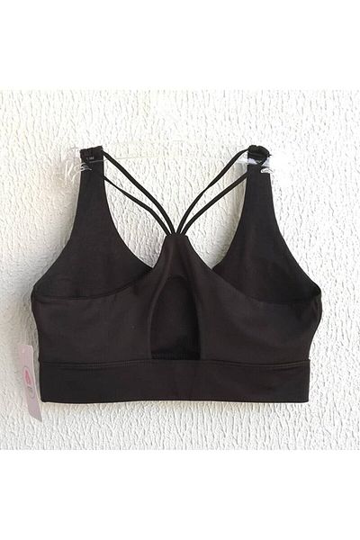 minihira butik Sutien de fitness cu șnur încrucișat la spate