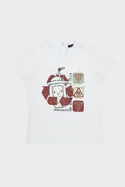 GB Baby Weißes T-Shirt für Babys (Jungen) 22pfwbg1520