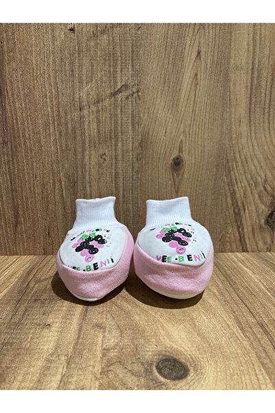 ReegTicaret Üzüm Baskılı Penye Bebek Patik (kız)