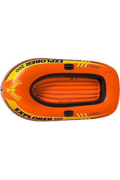 Intex طقم قارب قابل للنفخ Explorer 200 مقاس 185x94x41 سم (مجداف + مضخة) مضمون