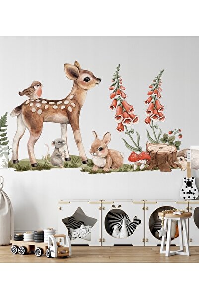 Forest Animals Gazelle Wall Sticker Kids Room Series