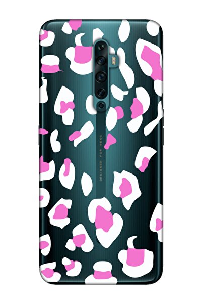 frondcase حافظة هاتف شفافة بنمط الفهد لهاتف اوبو رينو 2 زد