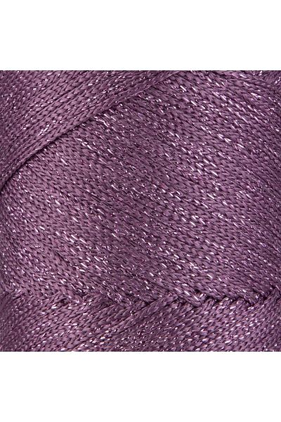 SENSY Premium Glitter 200 Gr Polyester Macrame Thread Plum 2 Mm - 230 M Supla Thread and Bag Thread