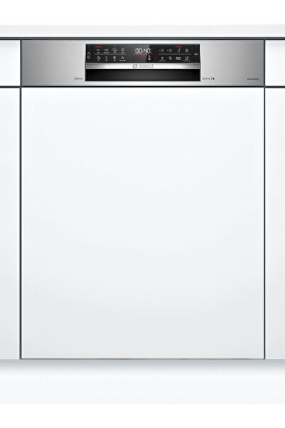 Bosch Smı6eks81t 8 Programlı Inox Yarı Ankastre Bulaşık Makinesi