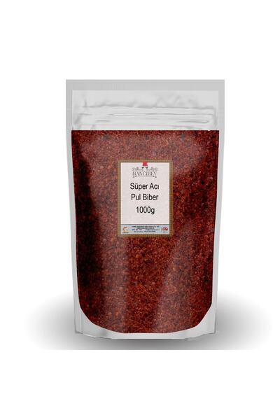 hancıbey Antep Pul Biber Süper Acı ( Zehir ) 1000 Gr