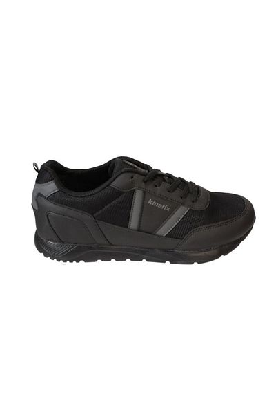 Kinetix Men's Black Mesh Sneakers