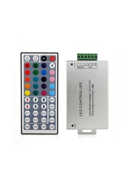 tawitec Rgb Şerit Led Kumanda Kontrol Cihazı 44 Tuşlu Rf Kumanda 36 Amper