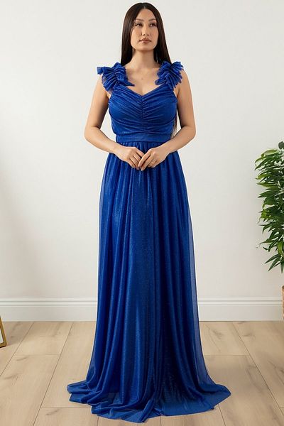 PULLIMM Rochie cu sclipici cu detaliu pe umeri 13418