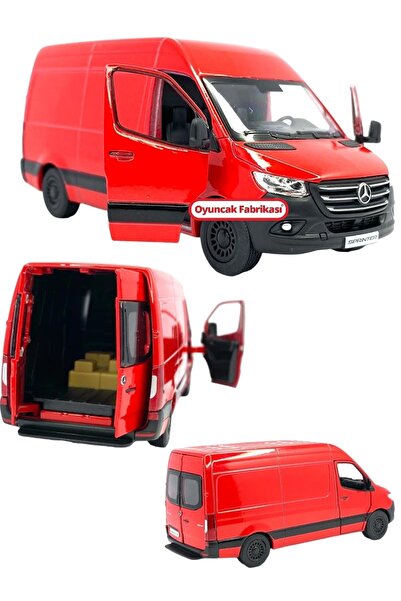 Oyuncak Fabrikası Kinsmart Mercedes-benz Sprinter Çek Bırak Araba Lisanslı 1:...