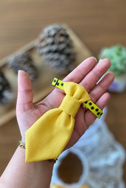 Minikpaw aksesuar Kedi Kravat Sarı