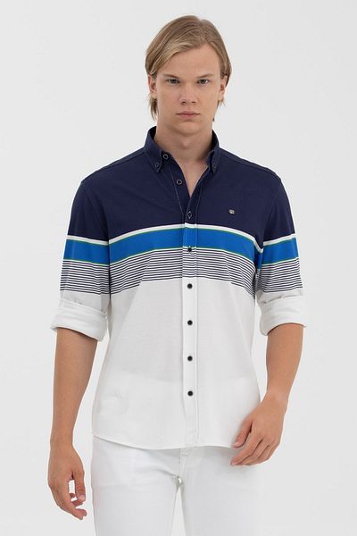 U.S. Polo Assn. Мъжка тъкана риза U.S. Polo Regular Fit 1617072 Odıse