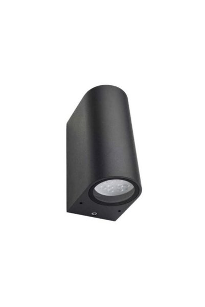 BRK LIGHT Çift Yönlü Antrasit Aplik Gu10 Duy Phılıps Led Ampül Ip65 Dış Mekan