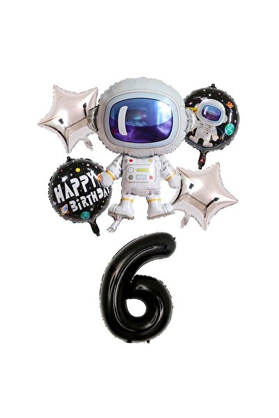 DÜVENCİ TİCARET Çıtıpıtıstore Uzay Temalı Yaş Balon Set
