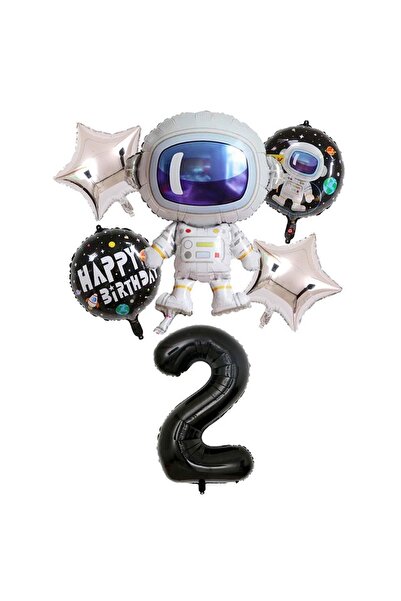 DÜVENCİ TİCARET Çıtıpıtıstore Uzay Temalı Yaş Balon Set