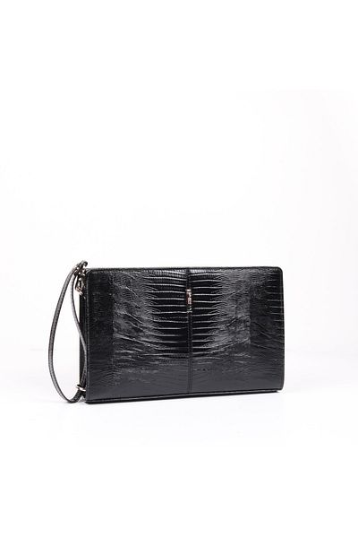 Eminsa Men's Black Genuine Leather Hand & Shoulder Bag