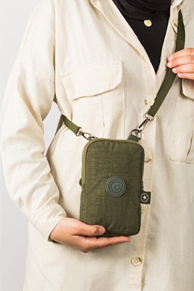 Newish Polo Women's Waterproof Crinkle Mini Bag Phone Wallet And Passport Cross Shoulder Bag With Neck Strap