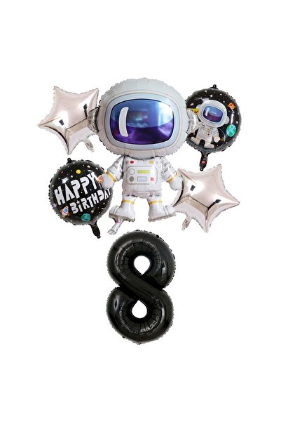 DÜVENCİ TİCARET Çıtıpıtıstore Uzay Temalı Yaş Balon Set