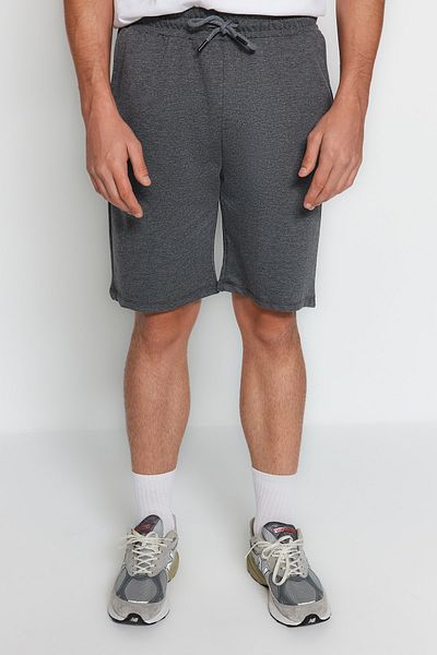 Trendyol Collection Anthrazit Regular Cut Basic Shorts&Bermuda - TMNSS20SR0068