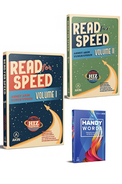 Akın Dil Eğitimi Read For Spead 1 & Read For Spead 2 & Handy Words Ahmet Akın