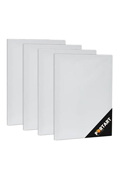 PORTART Tuval %100 Pamuk 40x80 Cm 4'lü Paket