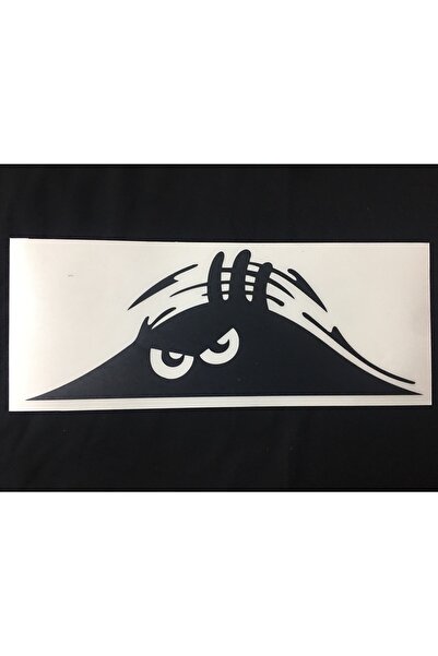 otopaspascım Hard Facing Eye Sticker - Facing Eye Black Sticker