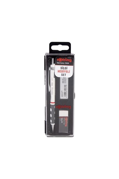 Rotring 0.7mm Versatil Tikky Pen - Eraser Nib & Stationery Set White Ro-Kk07-07B 2405
