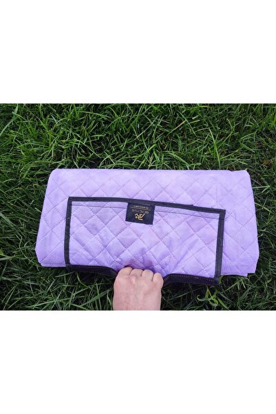 BE ACTİVE Piknik Örtüsü Kamp Tipi Su Gecirmez Gri Renk Çanta Şekilli