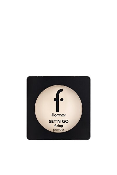 Flormar Set'n Go Nemlendirici & Parlama Karşıtı Sabitleyici Kompakt Pudra