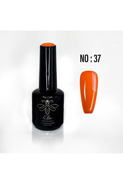 QBEE PROFESSIONAL Protez Tırnak Kalıcı Oje 15ml Vermilion Turuncu