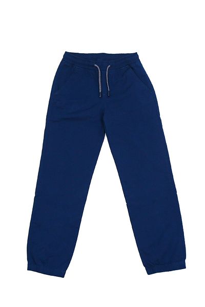 ASG TEKSTİL Pantaloni pentru copii de culoare benzină cu picioare elastice