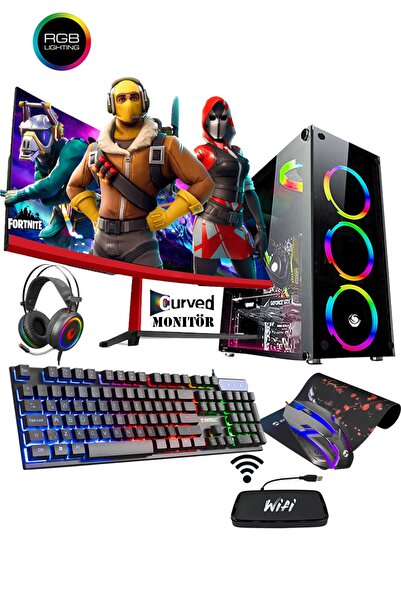 Zeiron Sp06 I5-3470 8gb 1tb Ssd Rx550 4gb 23.8" Curved Oyuncu Masaüstü Bilgis...