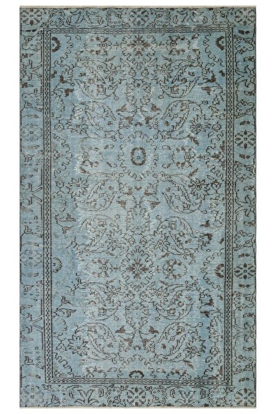 Sempati halı Büyüleyici Vintage El Yapımı Ipek Halı - 155x265 Cm 9929