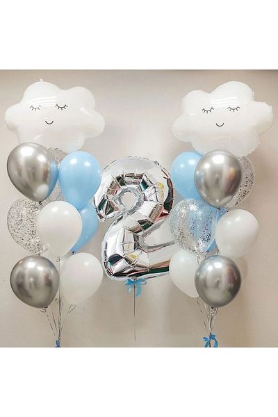 DÜVENCİ TİCARET Çıtıpitıstore Age Balloon Set