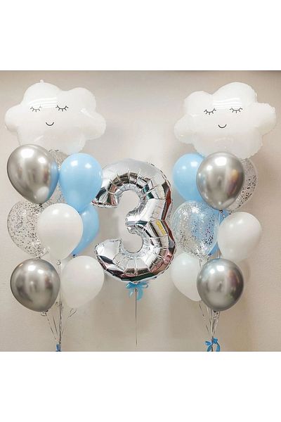 DÜVENCİ TİCARET Çıtıpitıstore Age Balloon Set
