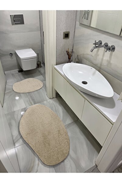 Shal&Shal 2 τεμάχια Μοκέτα μπάνιου με λέιζερ κοπής μοντέλο Koala, βελούδινο χ...