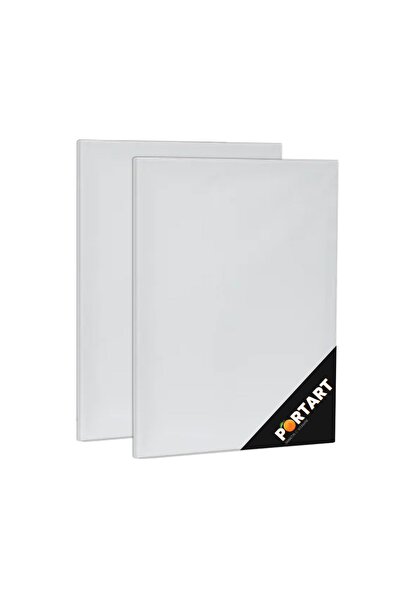 PORTART Tuval %100 Pamuk 30x60 Cm 2'li Paket