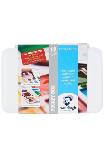 Talens Van Gogh 12 3 Renk Tablet Sulu Boya Seti Plastik Kutulu / 20808632