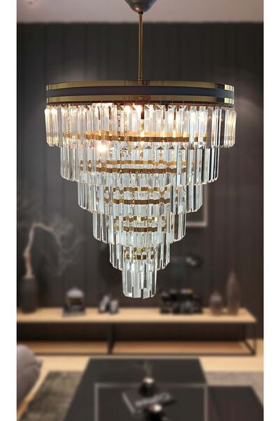 MATMAZEL AKSESUAR Avizade 50 Lilik Şeritli Kristal Taşlı