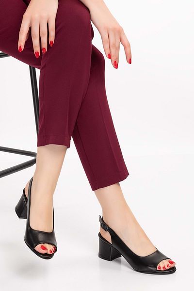 Gondol Genuine Leather Heeled Shoes Şhn.868