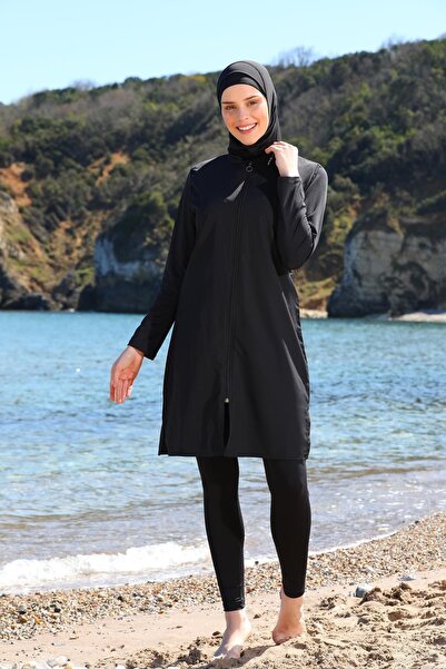 SEBOTEKS Gile Model Fully Covered Hijab Swimsuit 3430
