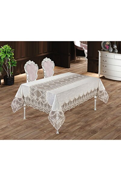 Haspen Saliha Linen Kumaş Fransız Güpürlü Günlük & Çeyizlik Kullanım