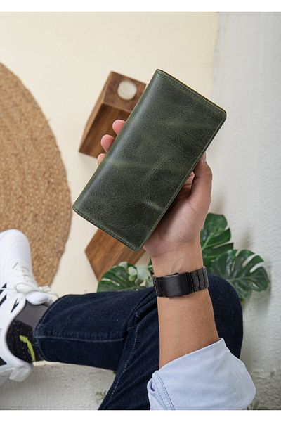 Niki Leather Δερμάτινο πορτοφόλι Kuyt με θήκη τηλεφώνου με μαγνήτη