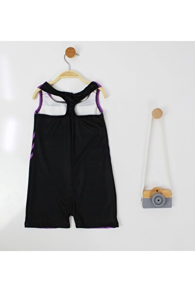 TRENDİMİZBİR Girls' Swimsuit with Swim Shorts