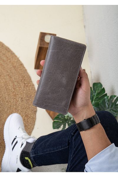 Niki Leather Δερμάτινο πορτοφόλι Kuyt με θήκη τηλεφώνου με μαγνήτη